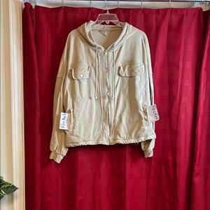 Women's Beige Utility Jacket